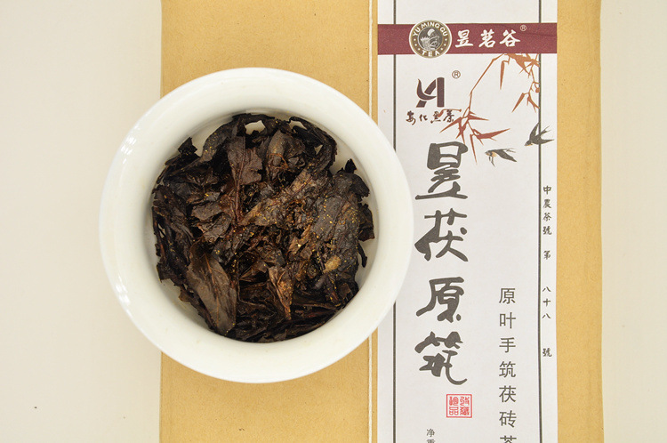 湖南特产安化黑茶【昱茯原筑】原叶手筑礼品茶