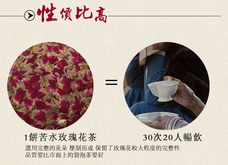 云南茶叶 茶 花草茶 花茶 苦水玫瑰 玫瑰 200g