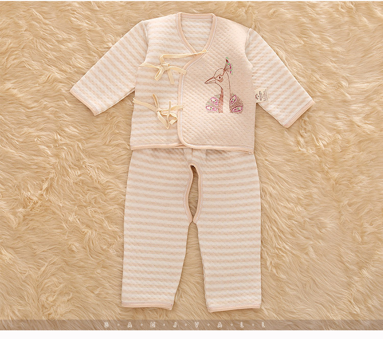 彩棉婴儿衣服新生儿礼盒秋冬季加厚初生满月宝宝套装母婴用品