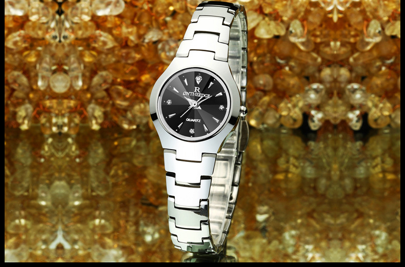 手表女表钨钢手表防水装饰品女士手表腕表石英表手表