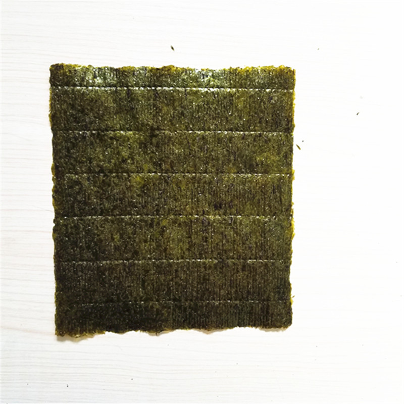 海产品寿司专用海苔 香脆紫菜零食 脆绿色韧性好海苔片50枚质量好