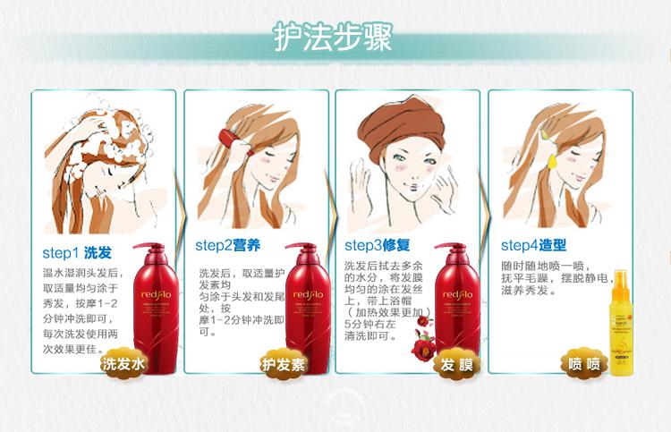 明星套装 韩国所望红山茶花洗发水750ml+焗油发膜500ml进口正品