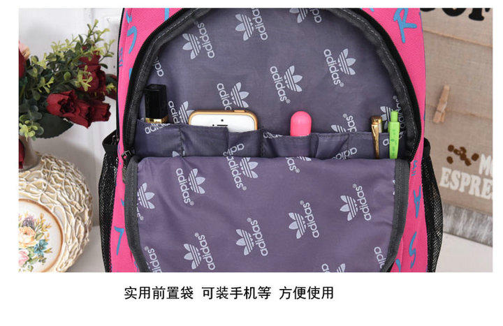 （邮储特卖）Adidas阿迪达斯双肩包高中学生帆布书包运动旅行电脑背包