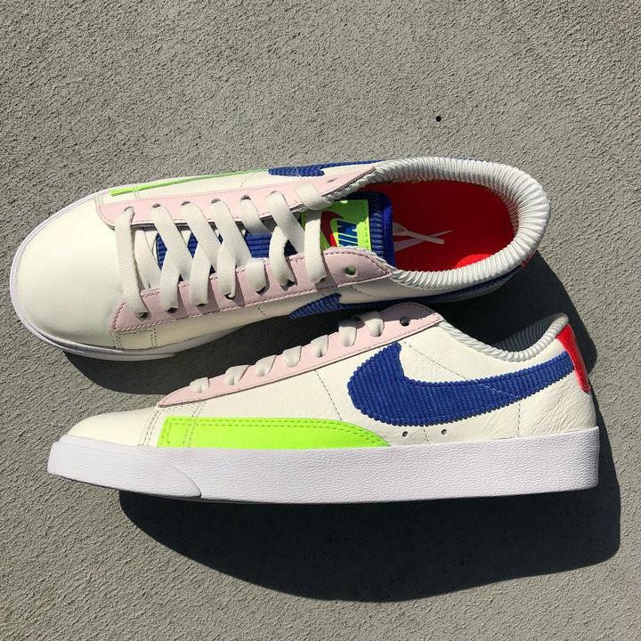 耐克/NIKE Blazer Low 开拓者灯芯绒透气百搭女鞋板鞋休闲运动鞋