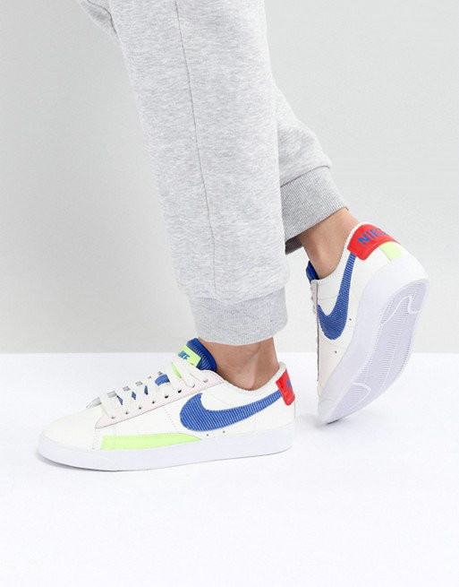 耐克/NIKE Blazer Low 开拓者灯芯绒透气百搭女鞋板鞋休闲运动鞋