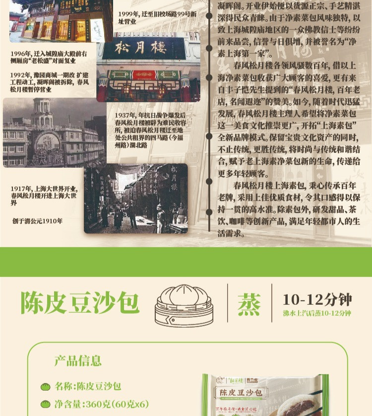  【上海邮政】 老城隍庙 真尝家*松月楼包点组合