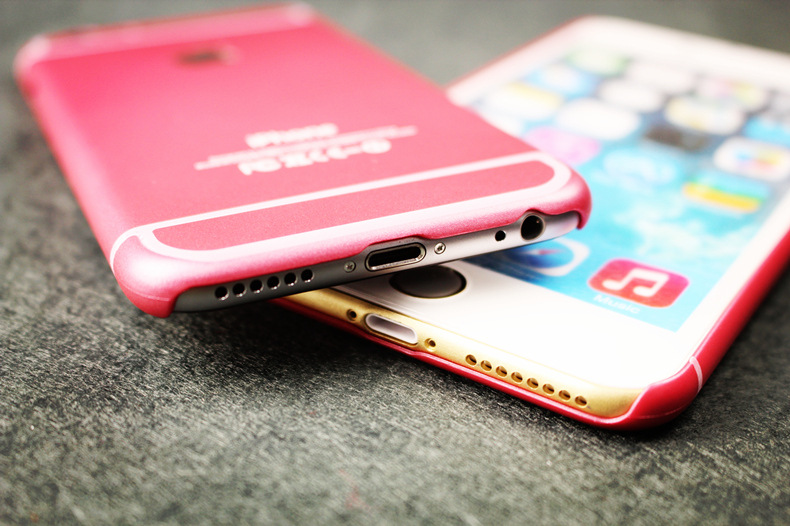 苹果6手机壳6粉色限量 iPhone6s仿原装壳 玫瑰金苹果6仿6s原装壳