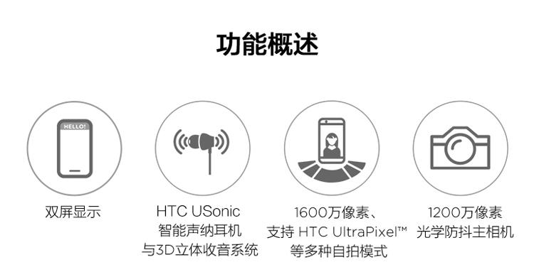 HTC U Ultra 移动联通电信全网通 双卡双待 64G
