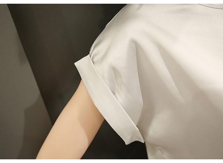 JEANE-SUNP2016ol女装通勤时尚白领气质短袖T恤印花雪纺哈伦九分裤名媛套装裤潮