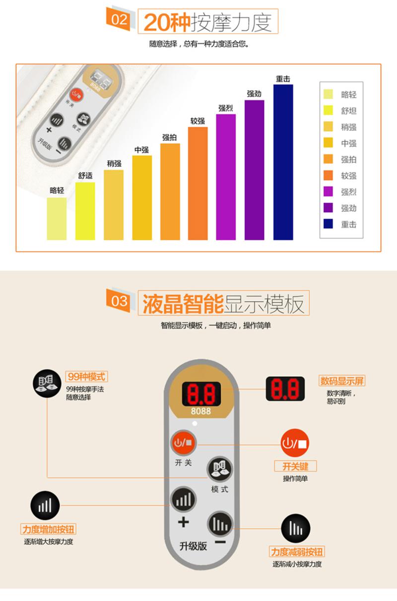 【买一送一】创悦CY-8088 按摩披肩  颈肩背部按摩器敲敲乐