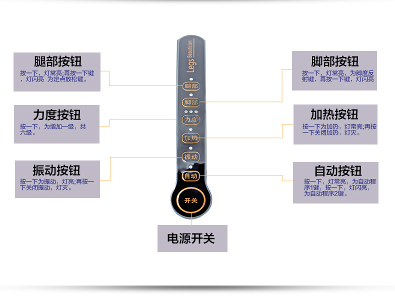 创悦多功能按摩器 足疗机 气囊按摩美腿仪 CY-8026