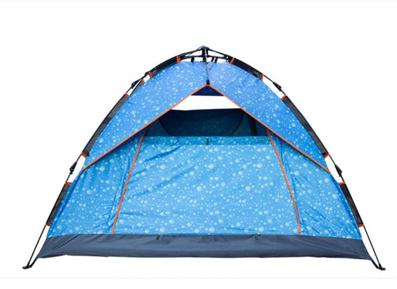 创悦 2-3人伞式双门双层速开帐篷CY-5908公园野营旅行登山帐篷【帐篷】