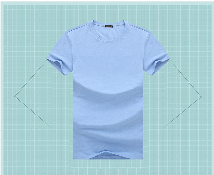 格斯帝尼2016夏季男士短袖T恤圆领纯色修身男体恤T15127