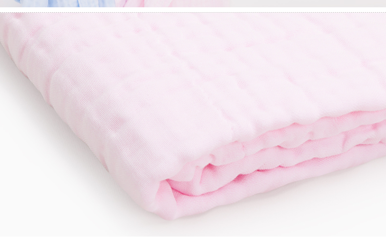全棉时代 纯棉婴儿纱布浴巾95cm+新生儿手帕 宝宝大毛巾被洗澡巾