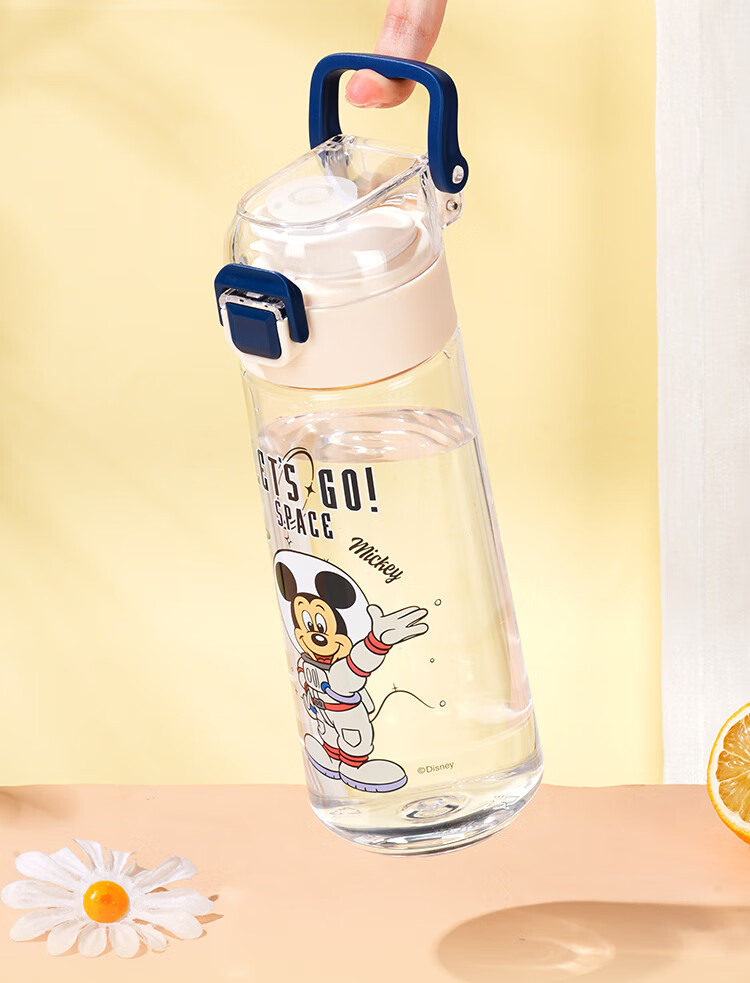 迪士尼/DISNEY Tritan运动便携直饮水杯随手杯 爱莎公主620ml