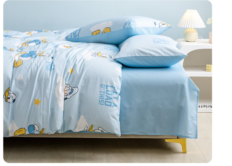 迪士尼/DISNEY 全棉卡通床单被套枕套四件套床上用品