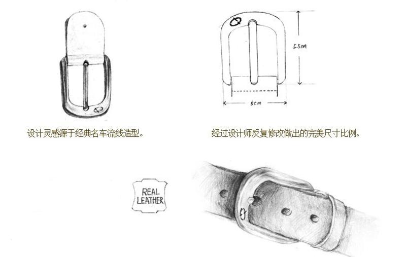 皮带男士真皮 休闲裤腰带 牛皮商务针扣韩版潮纯正品裤带TSH031