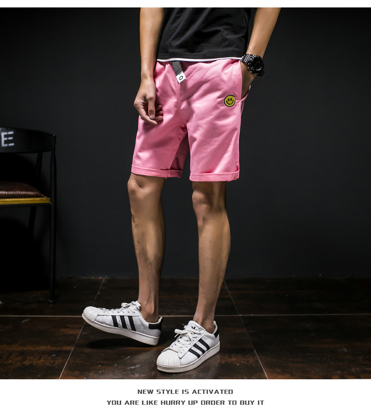  夏季新款韩版时尚休闲棉短裤大码男裤NCP35