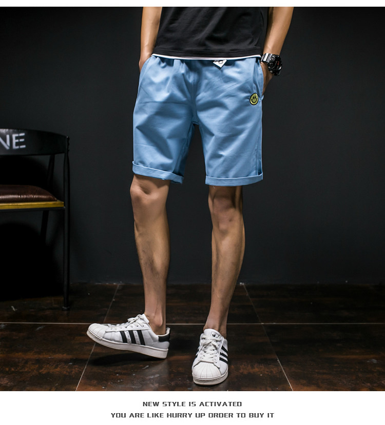  夏季新款韩版时尚休闲棉短裤大码男裤NCP35