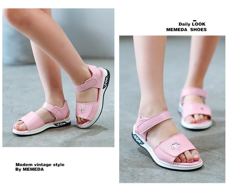 新款时尚星星儿童沙滩鞋 韩版魔术贴 女童凉鞋公主鞋GG7014