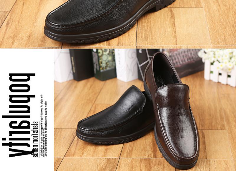 上海牛头牌正品 真皮商务正装男皮鞋 透气低帮单鞋工作鞋23694
