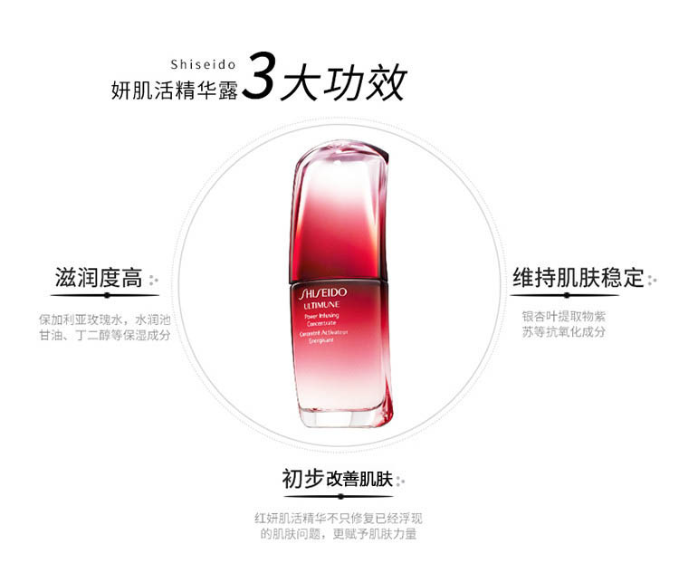 资生堂/SHISEIDO 红妍肌活精华露30ML