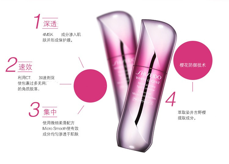 资生堂/SHISEIDO 新透白美肌集光祛斑精华液30ML