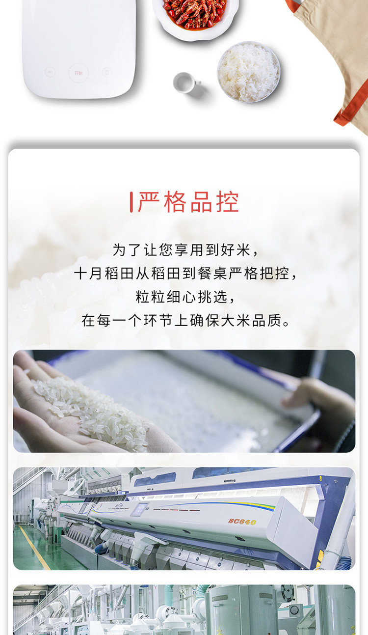 十月稻田 东北优质稻香米5kg