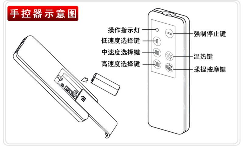 KASRROW/凯仕乐 足部按摩器 KSR-168足疗机脚底按摩器