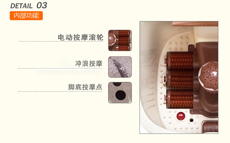   凯仕乐（国际品牌）KSR-A213升级版养生遥控足浴盆 深桶电动按摩足浴器