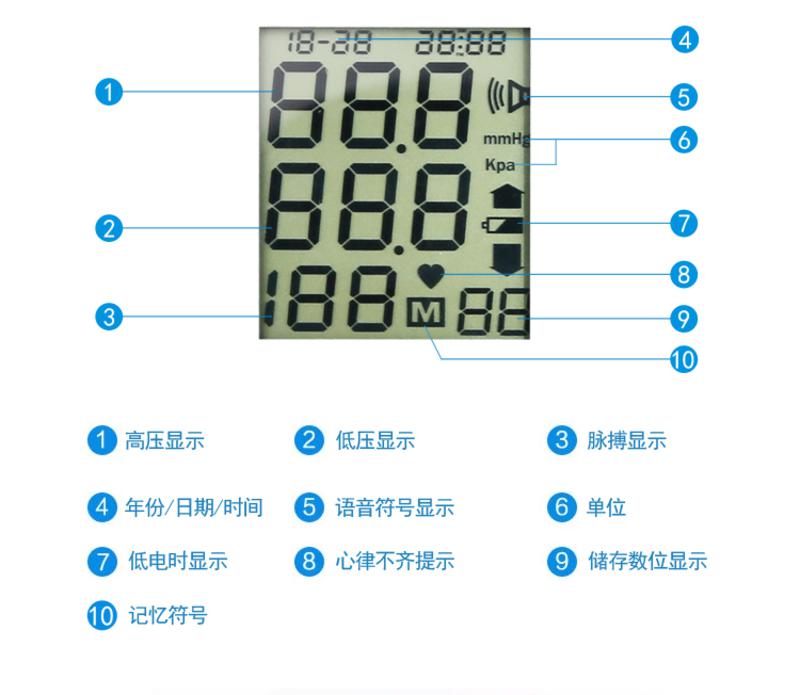 KASRROW/凯仕乐 电子量血压仪器 血压计 KW-368A腕式