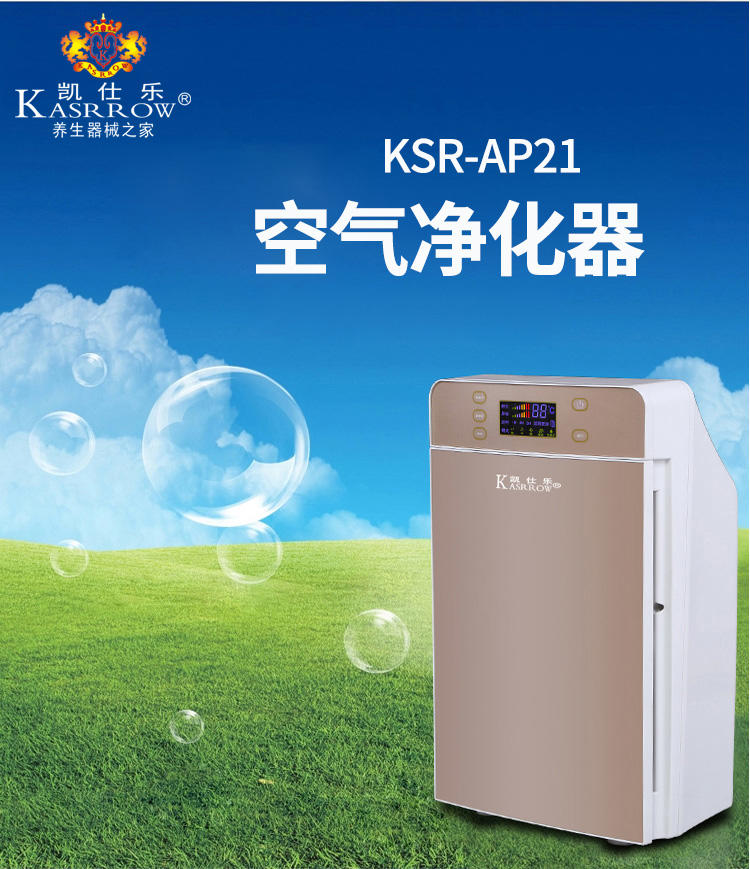 KASRROW/凯仕乐 KSR-AP21金色空气净化器 除甲醛 PM2.5