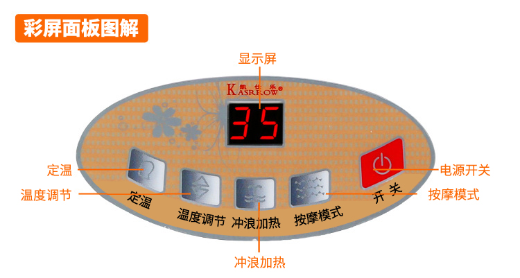 凯仕乐（国际品牌）智能养生足浴盆 KSR-A318S绿色