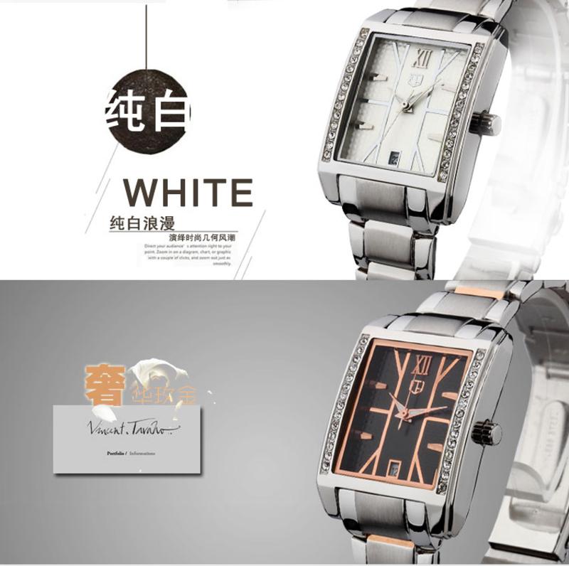 大宏新风韩版时尚潮流女式个性高雅气质奢华水钻表女士手表时装表 钢表SC-80020