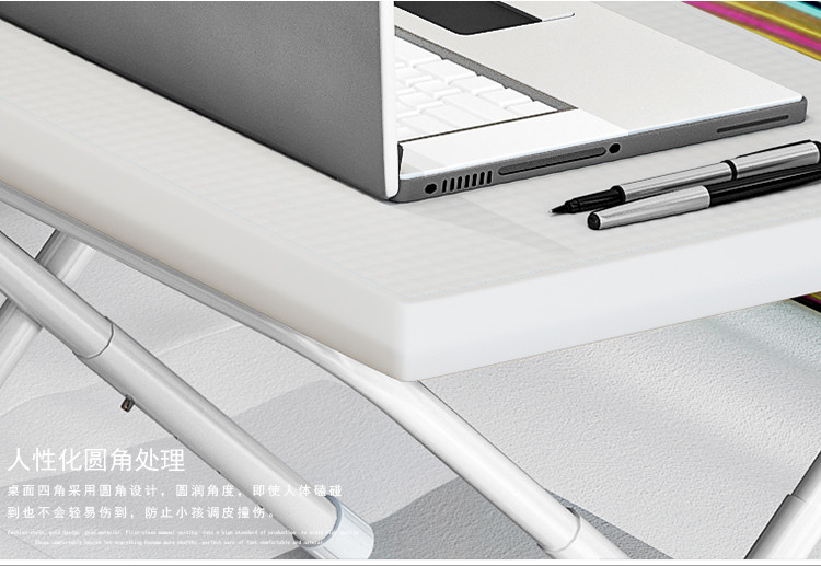 索尔诺笔记本电脑桌床上用学习小桌子可折叠宿舍神器懒人简约书桌DNZ625