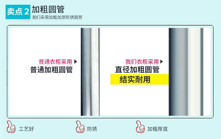 索尔诺简易衣柜布衣柜加固组装大号牛津布衣柜布衣橱