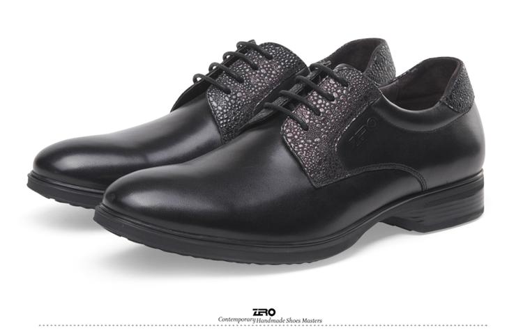Zero零度 新品英伦商务正装鞋 潮流时尚男士皮鞋 头层牛皮63952