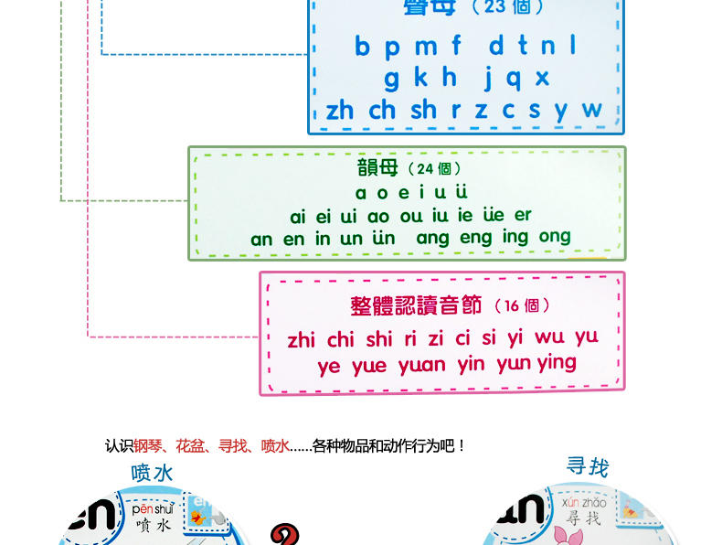 迪士尼/DISNEY小熊维尼发声书认知拼音学习益智游戏动手能力学前精装礼品书ISBN4299-6