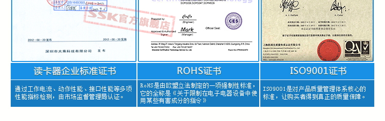 SSK飚王 灵动 三合一多功能读卡器 SCRM060