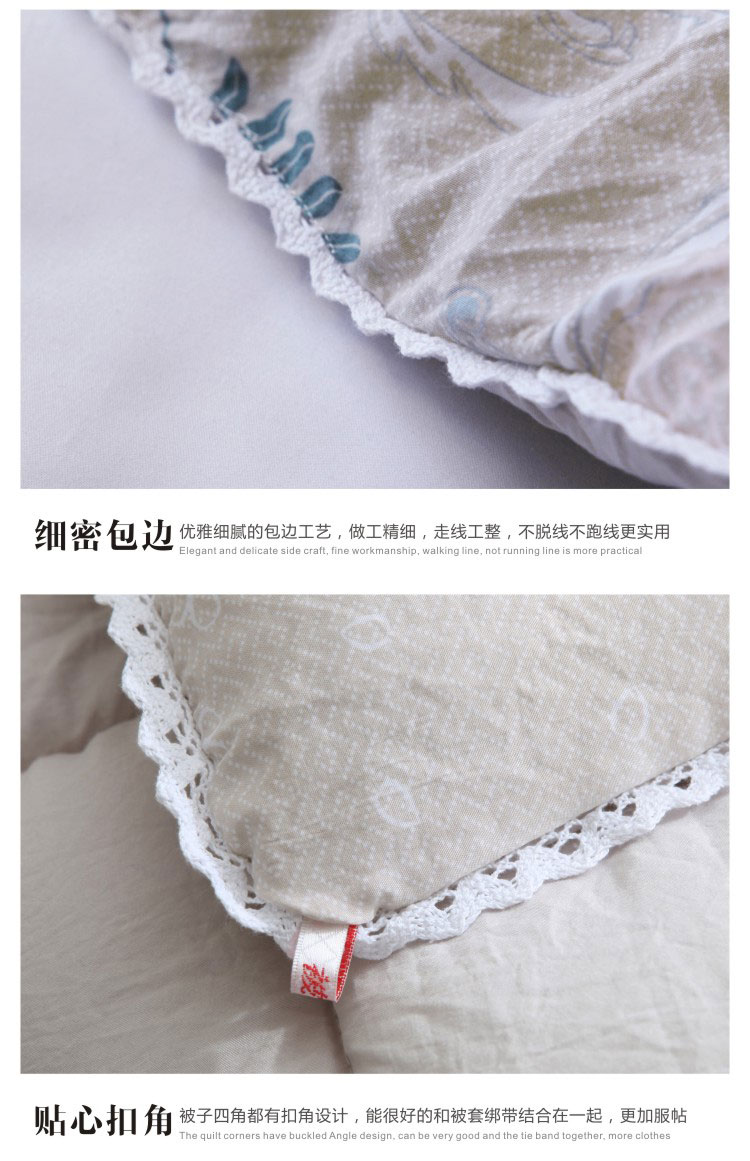 景福莱 印花水洗棉冬被 200cm×230cm