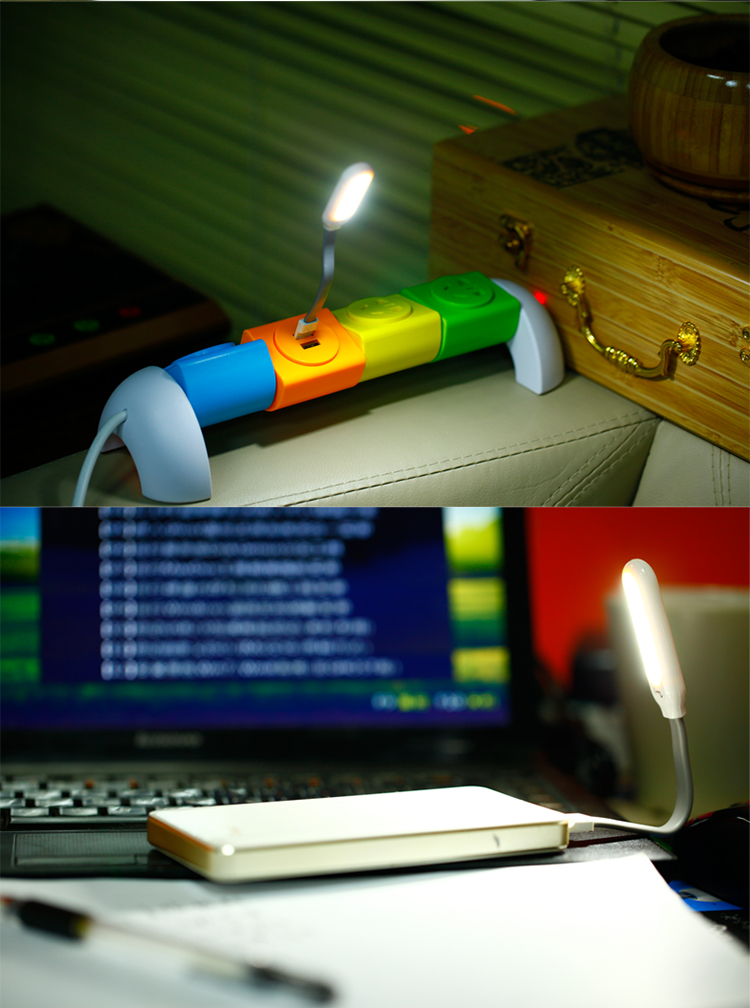 【包邮】i-mu幻响 D1触控阅读灯LED 随身灯笔记本电脑灯键盘灯 移动电源USB灯