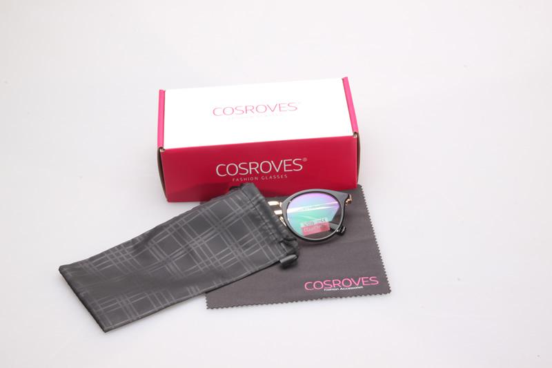 COSROVES 新款韩国V牌太阳镜 猫眼个性彩膜大牌墨镜SG15014