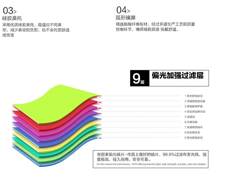 T新款女士偏光太阳镜高档气质双色大框驾驶墨镜骑行太阳镜SG84