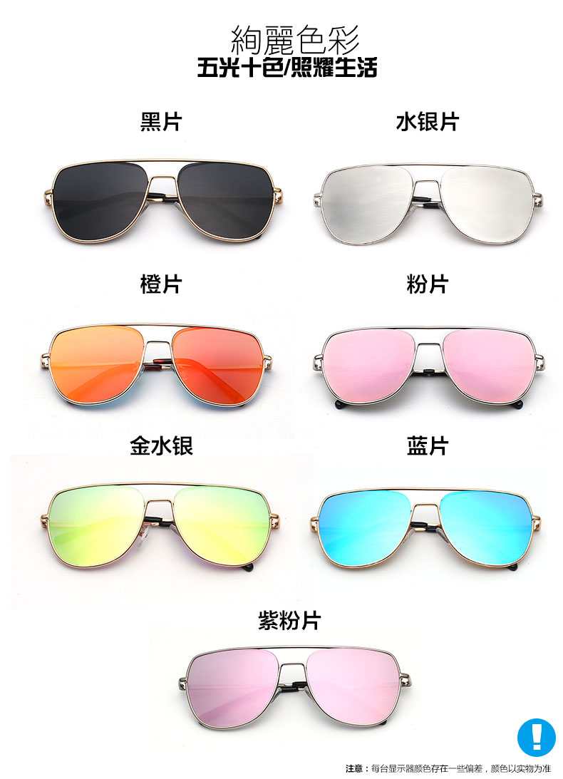 太阳镜 新款时尚潮流墨镜 复古防紫外线太阳镜SG15045