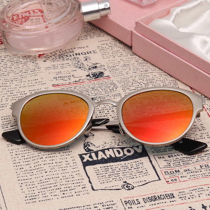 COSROVES 新款潮流拼接色金属框时尚街拍男女个性太阳眼镜SG15114
