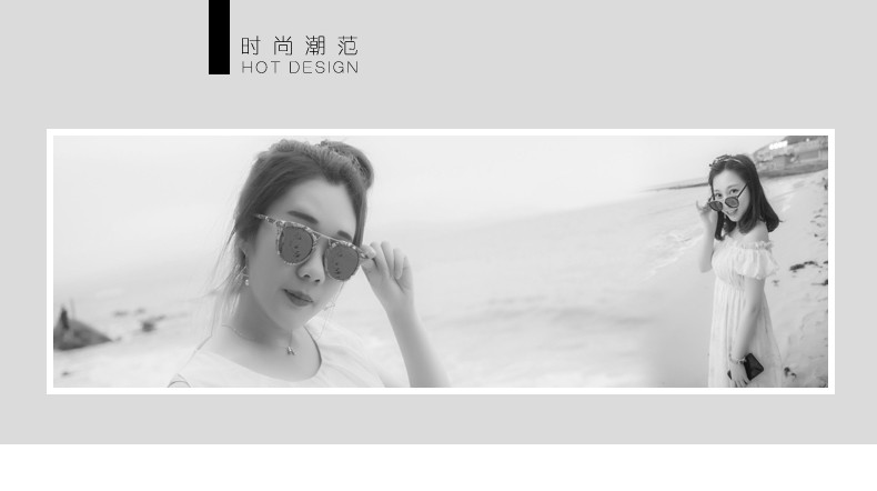 COSROVES 新款韩版护目高清偏光炫彩个性前卫彩膜太阳镜男女款圆框眼镜SG17003