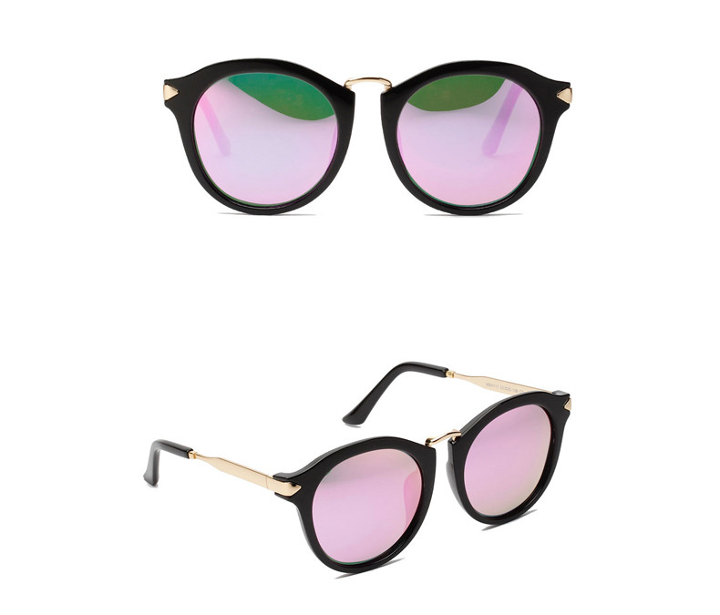 COSROVES 新款高清镜片护目防紫外线偏光男女太阳眼镜圆框墨镜SG17012