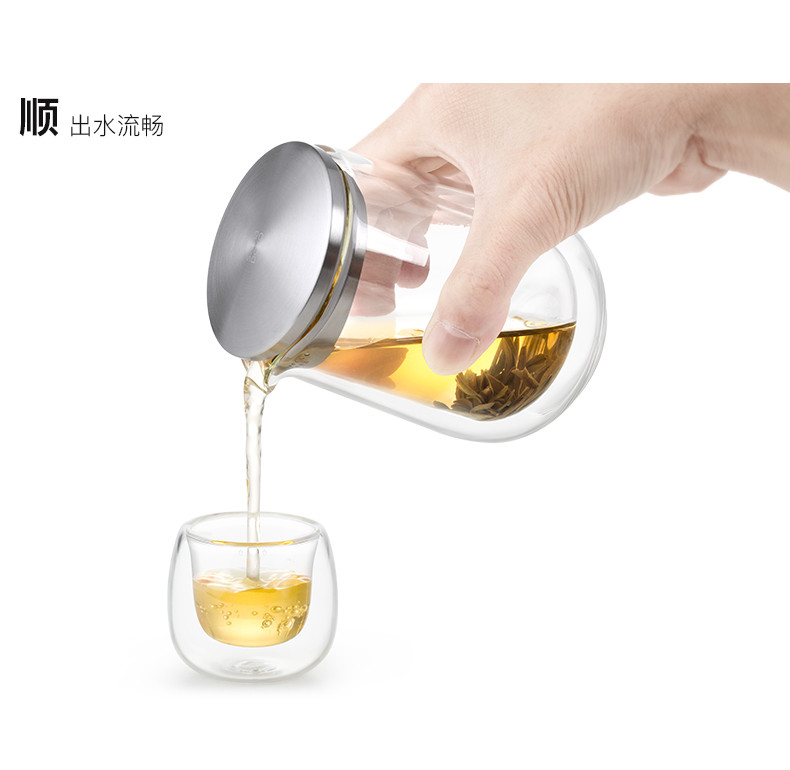 尚明  旅行便携户外功夫茶具套装 1茶壶+两小杯（L005）