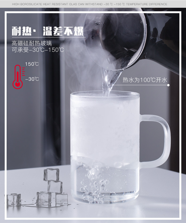 尚明 耐热玻璃泡茶壶 办公茶杯套装350ML壶+2小杯(S049A)