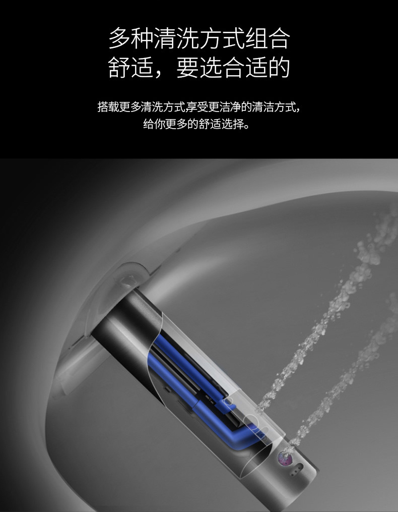 卫欲无限 新款即热脚感智能马桶自动开盖整体智能坐便器 ZN892 双色可选 包邮（偏远地区除外）